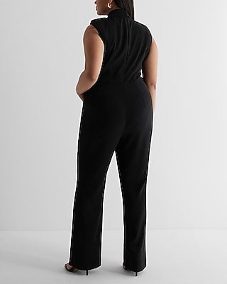 Sleeveless Blazer Jumpsuit