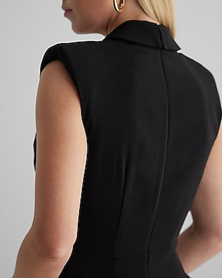 Sleeveless Blazer Jumpsuit