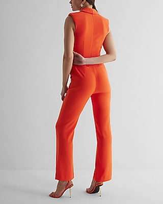 Sleeveless Blazer Jumpsuit | Express