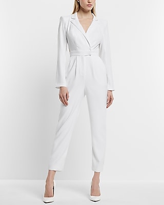 Bridal Cut Out Blazer Jumpsuit Express