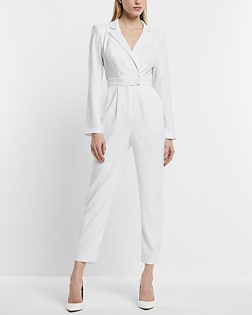 Women's White Jumpsuits & Rompers Long & Short - Express