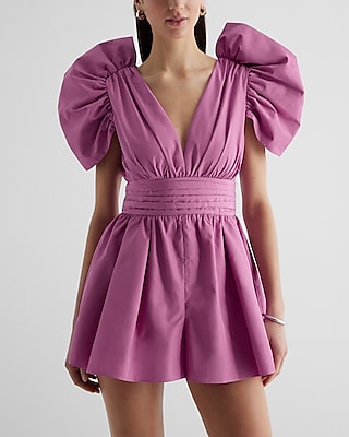 RONRON ♥ CHARMING PUFF SLEEVE BUTTON DRESS /追跡付 RONRON CHARMING PUFF SLEEVE BUTTON DRESS