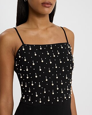 Embellished Square Neck Sleeveless Jumpsuit - thumbnail 2