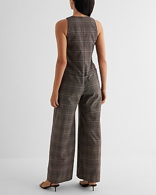 ENFOLD☆ 2023AW WIDE-OVERALLS ☆グレー Amazon.com: Wide Leg Overalls for Women Summer Casual Linen Bib