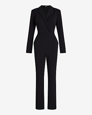 Long Sleeve Blazer Jumpsuit