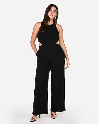 cut out side jumpsuit express