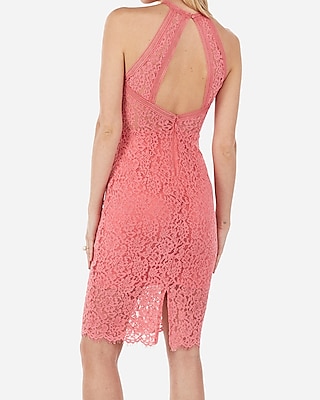 express lace sheath dress