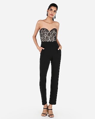 express strapless jumpsuit