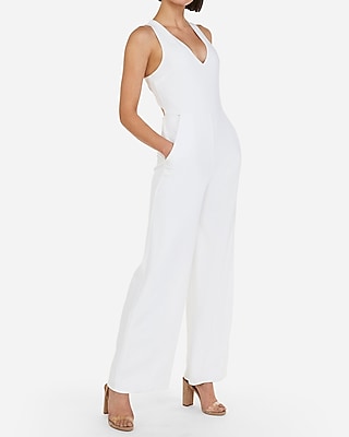 express jumpsuit white