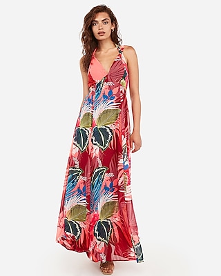 express floral maxi dress