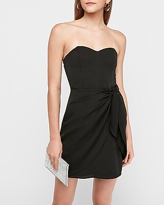 strapless sheath dress