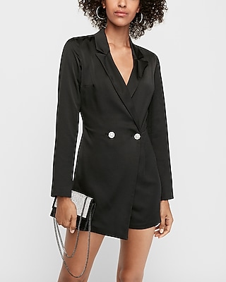 blazer romper dress