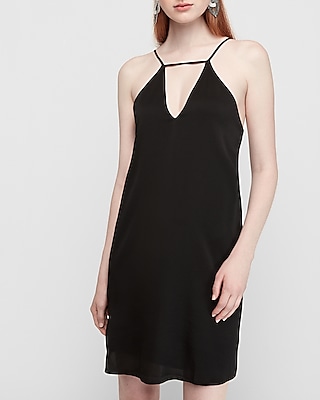 low back shift dress