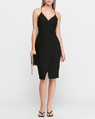 wrap sheath dress