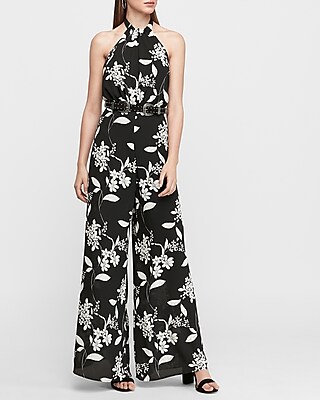 express floral jumpsuit