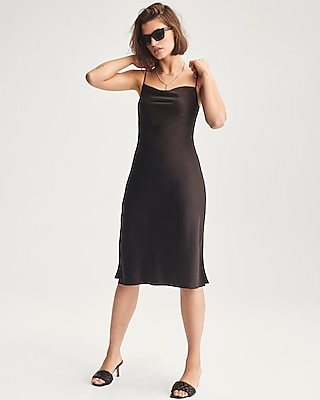 express black satin dress