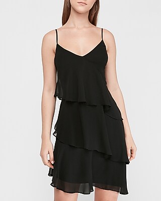 tiered shift dress