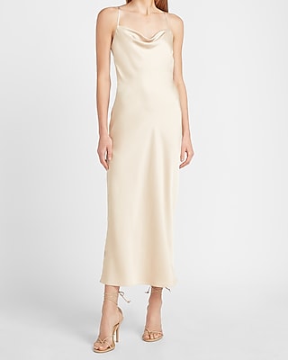 long dress satin polos