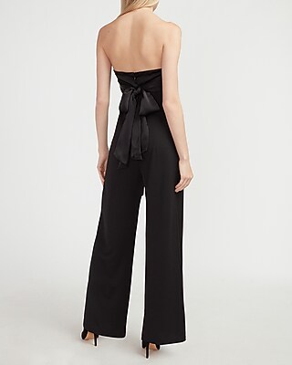 formal strapless jumpsuit