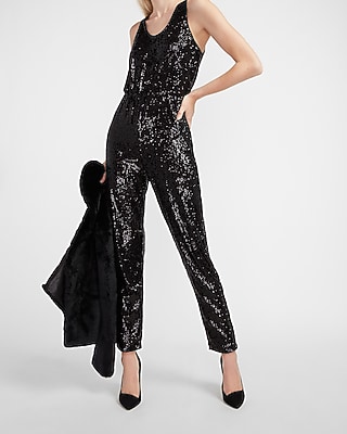 sequin jumpsuit express