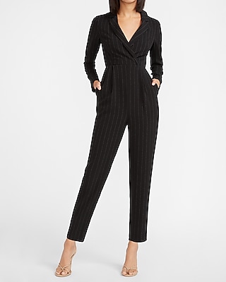 pinstripe jumpsuit