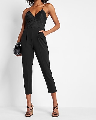 Lace Bodice Jumpsuit