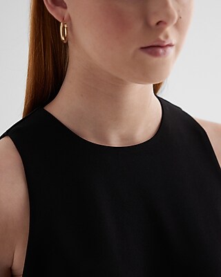 Crew Neck Sleeveless Wide Leg Jumpsuit - image 2