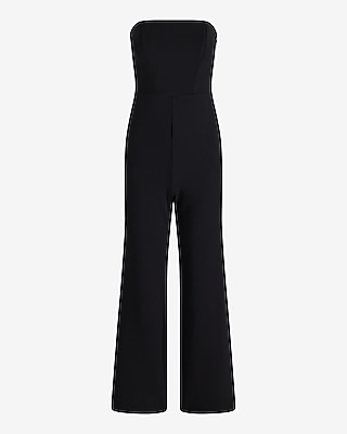 Strapless Wide Leg Jumpsuit