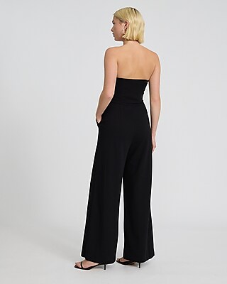 Strapless Wide Leg Jumpsuit