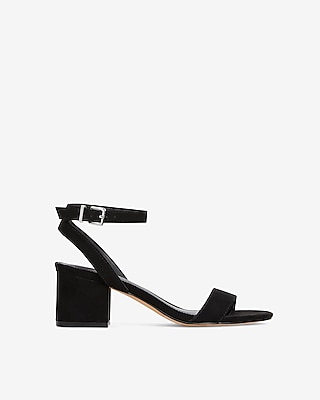 black sandals low block heel