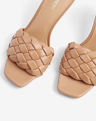 quilted slide heels