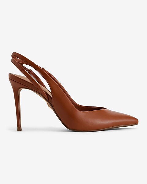 Brian Atwood X Express Double Slingback Strap Pumps | Express
