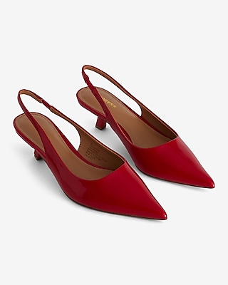 Slingback Kitten Heel Pumps