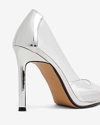 Classic Clear Pointed Toe Pumps