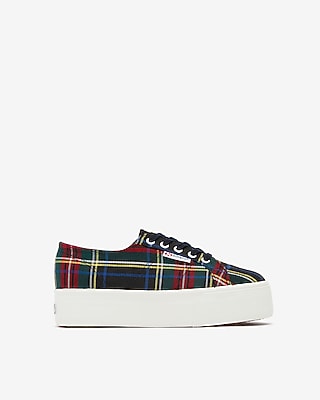 superga tartan sneakers