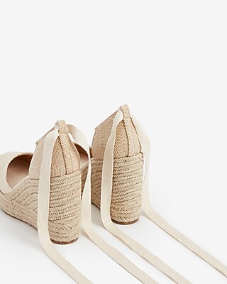 closed espadrille wedge