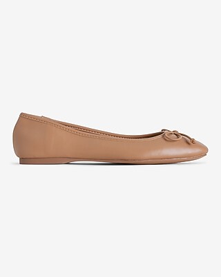 Square Toe Ballet Flats | Express