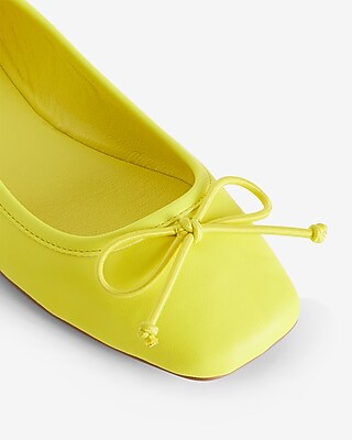 Square Toe Ballet Flats | Express