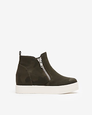 steve madden camo wedge