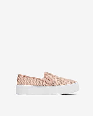 steve madden mesh slip ons