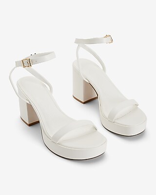 Strappy Block Mid Heeled Sandals - image 2