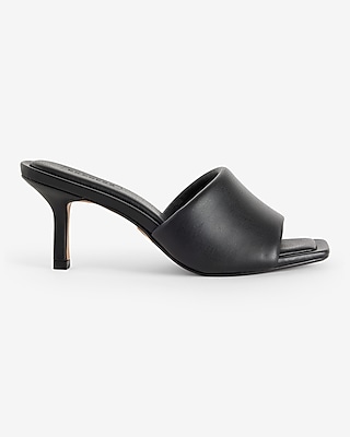 Thin Mid Heel Mule Sandals Express