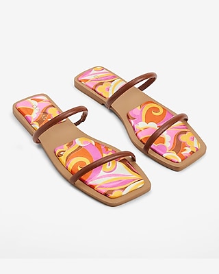 Floral Double Strap Sandal