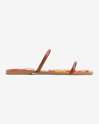 Floral Double Strap Sandal