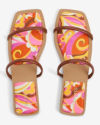 Floral Double Strap Sandal