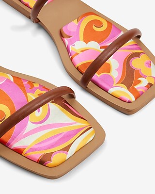 Floral Double Strap Sandal