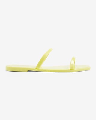 jelly slide double band sandals