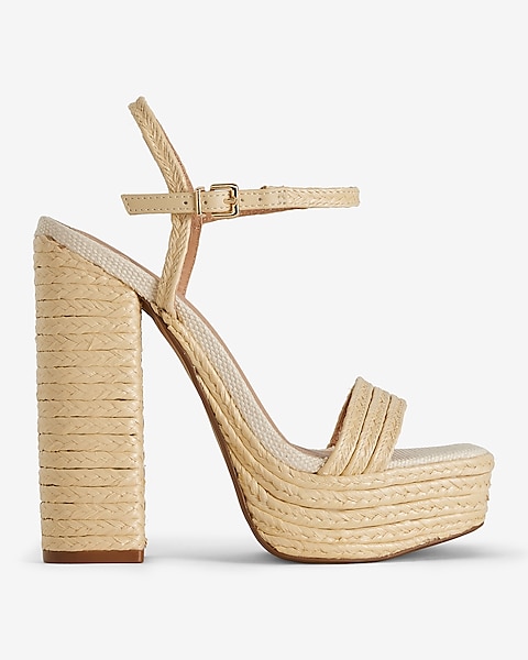 Platform Straw Sandals Platform Straw Sandals