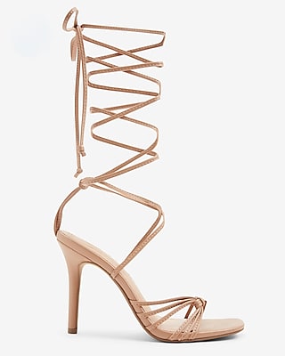 Strappy Slingback Mid Heeled Sandals