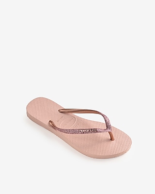 havaianas slim glitter flip flop